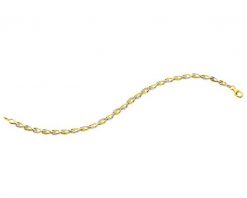 Bransoletka z żółtego złota z diamentami - 18 cm - 0,02 ct - próba 375. Żółte bransoletki Apart, z diamentem, złote. Za 3,290.00 zł.
