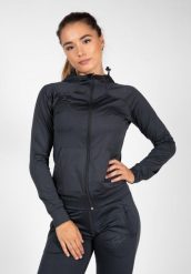 Bluza fitness damska Gorilla Wear Vici Jacket. Szare bluzy GORILLA WEAR, s, bez wzorów, z dresówki, bez kaptura. Za 289.80 zł.
