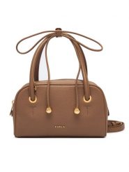 Furla Torebka Poppy Mini WE00915 BX4573 4489S Beżowy. Brązowe torebki klasyczne Furla, bez wzorów, ze skóry, bez dodatków. Za 1,169.00 zł.
