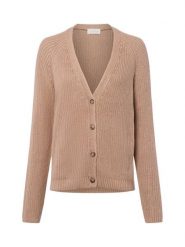 Fynch-Hatton Kardigan damski Kobiety Bawełna brązowy jednolity, S. Brązowe kardigany Fynch-Hatton, s, bez wzorów, z bawełny. Za 449.95 zł.