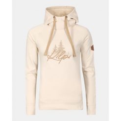 Damska bawełniana bluza z kapturem Kilpi NEA-W. Brązowe bluzy Kilpi, bez wzorów, z bawełny, z kapturem. Za 318.77 zł.