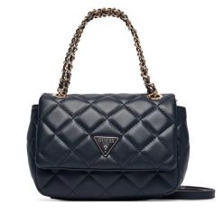 Torebka Guess. Niebieskie torebki klasyczne Guess, z aplikacjami, bez dodatków. Za 494.99 zł.