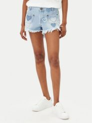 One Teaspoon Szorty jeansowe Retro Dukes 26849 Niebieski Relaxed Fit. Niebieskie szorty One Teaspoon, bez wzorów, z bawełny, retro. Za 549.99 zł.