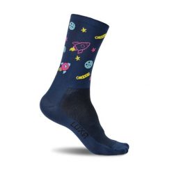 Skarpety Kolarskie LUXA Cosmos. Niebieskie skarpety LUXA, bez wzorów, z elastanu. Za 69.00 zł.
