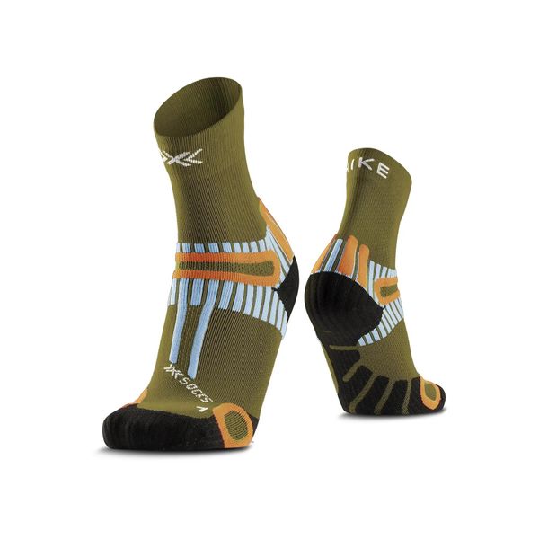 Skarpetki X-Socks Perform Ankle. Czarne skarpety X Socks, bez wzorów, z wełny. Za 157.50 zł.