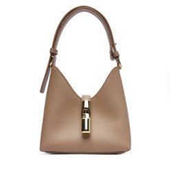 Torebka Furla. Brązowe torebki klasyczne Furla, bez wzorów, bez dodatków. Za 989.99 zł.
