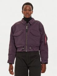 Alpha Industries Kurtka przejściowa 148011 Fioletowy Regular Fit. Fioletowe kurtki Alpha Industries, s, bez wzorów, z syntetyku, bez kaptura. Za 389.99 zł.