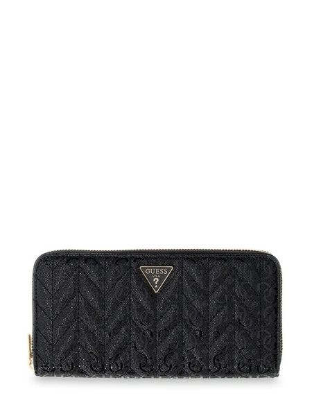 Guess Portfel Stacey Slg SWGG97 41146 Czarny. Czarne portfele Guess, z aplikacjami, ze skóry. Za 294.99 zł.