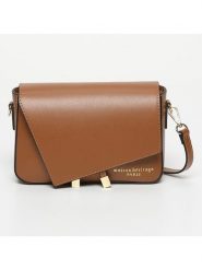 Maison héritage PARIS Skórzana torebka "Aela Box" w kolorze jasnobrązowym - 22 x 15 x 7 cm rozmiar: onesize. Brązowe torby na ramię Maison héritage PARIS, bez wzorów, z materiału, na ramię, bez dodatków. Za 378.54 zł.