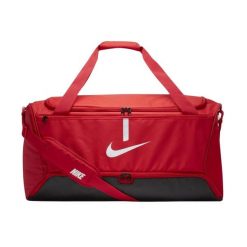 Torba sportowa unisex Nike Academy Team. Czarne torby na ramię Nike, bez wzorów, z materiału, sportowe, na ramię, bez dodatków. Za 149.99 zł.