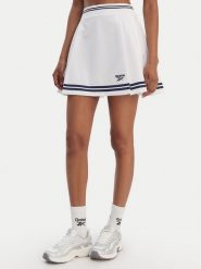 Reebok Spódnica mini Marta RK25491CCW Biały Regular Fit. Białe spódnice Reebok, xl, bez wzorów, z syntetyku, mini. Za 179.99 zł.