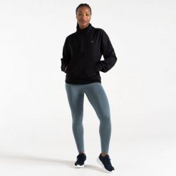 Bluza damska z zamkiem 1/2 Dare 2B Recoup II. Czarne bluzy Dare 2b, bez wzorów, z bawełny, bez kaptura. Za 110.90 zł.