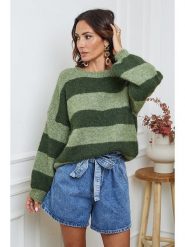 So Cachemire Sweter "Bech" w kolorze zielonym rozmiar: S. Zielone swetry So Cachemire, s, bez wzorów, z kaszmiru, bez ramiączek. Za 170.47 zł.