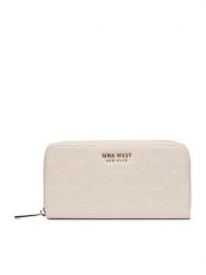 Nine West Portfel CEO-NW-W1-003-AW26 Beżowy jasny. Brązowe portfele Nine West, bez wzorów, ze skóry. Za 89.99 zł.