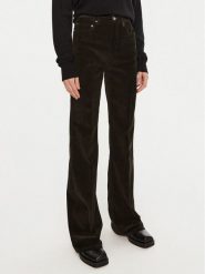AMI Paris Spodnie materiałowe FTR420.CO0089 Brązowy Flare Fit. Brązowe spodnie materiałowe AMI PARIS, xs, bez wzorów, z bawełny. Za 1,039.00 zł.