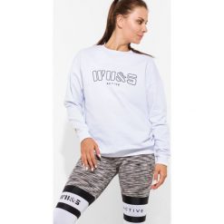 Wake Up & Squat Bluza Active Sweatshirt , biały, rozmiar XSS. Białe bluzy WAKE UP and SQUAT, m, bez wzorów, z bawełny, bez kaptura. W wyprzedaży za 149.99 zł.