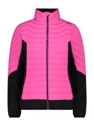 CMP Kurtka hybrydowa w kolorze różowo-czarnym rozmiar: 38. Różowe kurtki sportowe CMP, bez wzorów, z materiału, bez kaptura, outdoorowe. Za 315.50 zł.