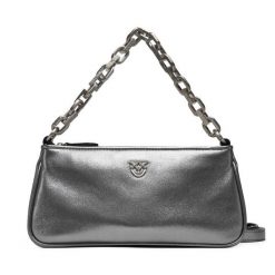 Torebka PINKO. Szare listonoszki Pinko, bez wzorów, bez dodatków. Za 1,379.00 zł.