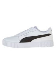 Puma Skórzane sneakersy "Carina 2.0" w kolorze białym rozmiar: 37,5. Białe trampki Puma, bez wzorów, bez zapięcia. Za 140.20 zł.
