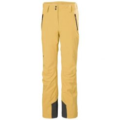 Spodnie damskie Helly Hansen Legendary Insulated. Brązowe spodnie narciarskie Helly Hansen, m, bez wzorów, z poliamidu, narciarskie, primaloft. Za 723.00 zł.