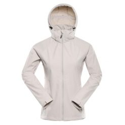 Kurtka damska softshell Alpine Pro Hoora. Brązowe kurtki sportowe Alpine Pro, bez wzorów, z softshellu, bez kaptura, trekkingowe. W wyprzedaży za 379.00 zł.