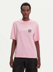 Adidas T-Shirt Animal Graphic JV8532 Różowy Loose Fit. Czerwone t-shirty Adidas, l, bez wzorów, z bawełny, bez kołnierzyka, bez ramiączek. Za 129.99 zł.