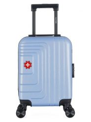 SWISS KOPPER Walizka "Ruti" w kolorze błękitnym - 32 x 42 x 20 cm rozmiar: onesize. Niebieskie walizki SWISS KOPPER, bez wzorów. Za 108.99 zł.