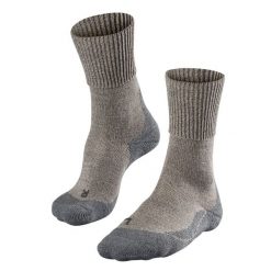Skarpetki damskie Falke TK1 Wool. Brązowe skarpety Falke, bez wzorów, z materiału. Za 172.00 zł.