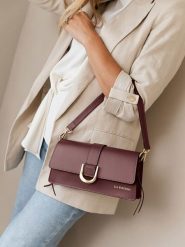 Lia Biassoni Skórzana torebka "Saraceno" w kolorze brązowym - 27 x 14 x 6 cm rozmiar: onesize. Brązowe torby na ramię Lia Biassoni, bez wzorów, z materiału, na ramię, bez dodatków. Za 304.99 zł.