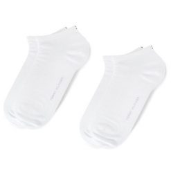 Skarpety krótkie Tommy Hilfiger. Białe skarpety TOMMY HILFIGER, bez wzorów. Za 59.99 zł.