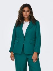 ONLY Carmakoma Marynarka New Frey 15306759 Zielony Regular Fit. Zielone marynarki i żakiety Only Carmakoma, bez wzorów, z syntetyku. Za 129.99 zł.