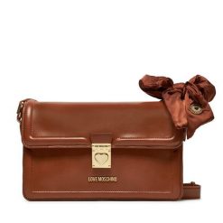 Torebka LOVE MOSCHINO. Brązowe torebki klasyczne Love Moschino, bez wzorów, bez dodatków. Za 459.99 zł.