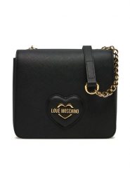 LOVE MOSCHINO Torebka JC4269PP0LKL0000 Czarny. Czarne torebki klasyczne Love Moschino, bez wzorów, ze skóry, bez dodatków. Za 849.99 zł.