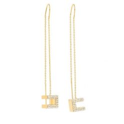 Kolczyki Elisabetta Franchi. Żółte kolczyki Elisabetta Franchi, złote. Za 869.99 zł.