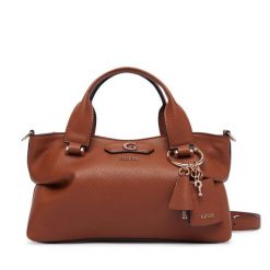 Torebka Guess. Brązowe torebki klasyczne Guess, z aplikacjami, bez dodatków. Za 544.99 zł.