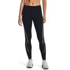 Legginsy damskie Under Armour OUTRUN THE COLD TIGHT. Czarne legginsy Under Armour, xs, bez wzorów. Za 199.99 zł.