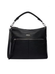 MEXX Torebka CEO-MEXX-L-010-09 Czarny. Czarne torebki klasyczne Mexx, bez wzorów, z materiału, bez dodatków. Za 199.99 zł.