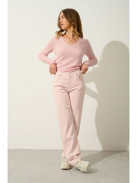 AUTHENTIC CASHMERE Kaszmirowy sweter "Galise" w kolorze jasnoróżowym rozmiar: M. Różowe swetry AUTHENTIC CASHMERE, m, bez wzorów, z kaszmiru, bez ramiączek. Za 290.82 zł.