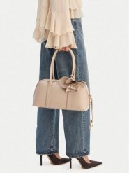 GINO ROSSI Torebka C-LDA8017A Beżowy. Brązowe torebki klasyczne Gino Rossi, bez wzorów, z materiału, bez dodatków. Za 249.99 zł.