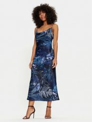 Guess Sukienka koktajlowa W3GK85 WD8G2 Kolorowy Regular Fit. Sukienki Guess, xs, z aplikacjami, z syntetyku, wizytowe, bez kołnierzyka, bez ramiączek. Za 309.99 zł.