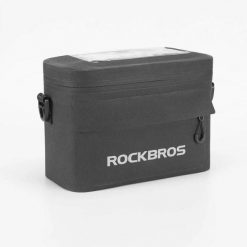 Torba rowerowa na kierownicę/bagażnik Rockbros AS-011-1 (1,3l). Czarne torby na ramię ROCKBROS, bez wzorów, z materiału, na ramię, bez dodatków. Za 155.00 zł.