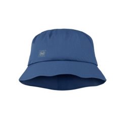 Kapelusz BUFF RAIN BUCKET HAT SOLID DARK DENIM. Niebieskie kapelusze Buff, bez wzorów, z denimu. Za 219.90 zł.