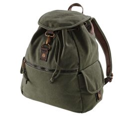 Plecak Vintage Canvas 18 Litrów. Zielone plecaki QUADRA, bez wzorów. Za 168.99 zł.