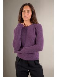 Perfect Cashmere Kaszmirowy sweter "Wilma" w kolorze fioletowym rozmiar: XXL. Różowe swetry Perfect Cashmere, xxl, bez wzorów, z kaszmiru, bez ramiączek. Za 333.03 zł.