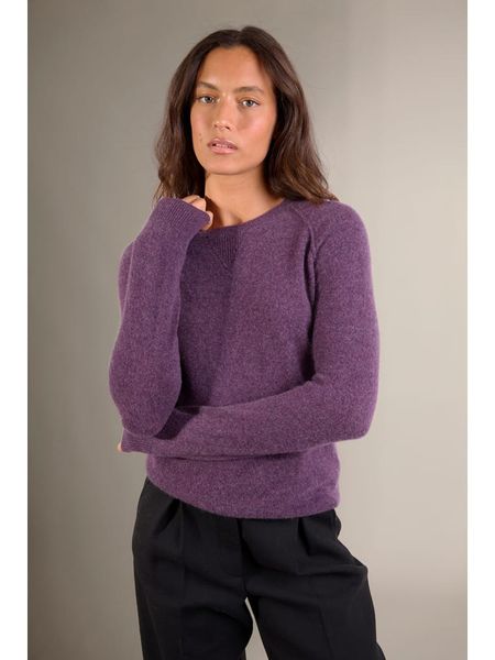 Perfect Cashmere Kaszmirowy sweter "Wilma" w kolorze fioletowym rozmiar: L. Różowe swetry Perfect Cashmere, l, bez wzorów, z kaszmiru, bez ramiączek. Za 333.03 zł.