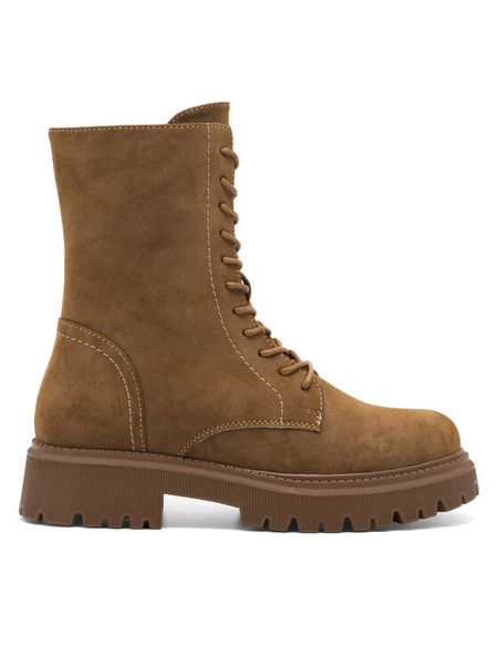 Jenny Fairy Trzewiki HAYLEY WS5875-33 Brązowy. Brązowe botki Jenny Fairy, bez wzorów, z syntetyku, bez obcasa, na płaskiej podeszwie, bez zapięcia. Za 159.99 zł.