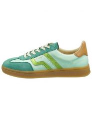 GANT Footwear Skórzane sneakersy "Cuzima" w kolorze turkusowo-zielonym rozmiar: 36. Zielone trampki GANT Footwear, bez wzorów, bez zapięcia. Za 210.81 zł.