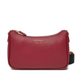 Torebka Emporio Armani. Czerwone listonoszki Emporio Armani, bez wzorów, bez dodatków. Za 439.99 zł.