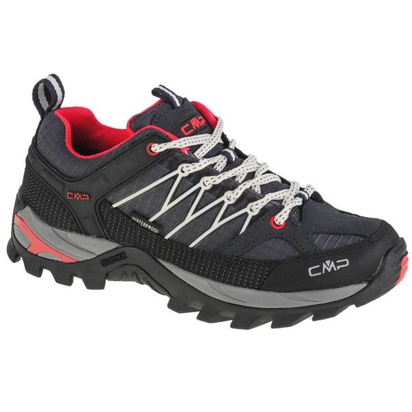 Buty trekkingowe damskie, CMP Rigel Low Wmn. Białe trekkingi CMP, z materiału, przed kostkę, outdoorowe. Za 379.99 zł.