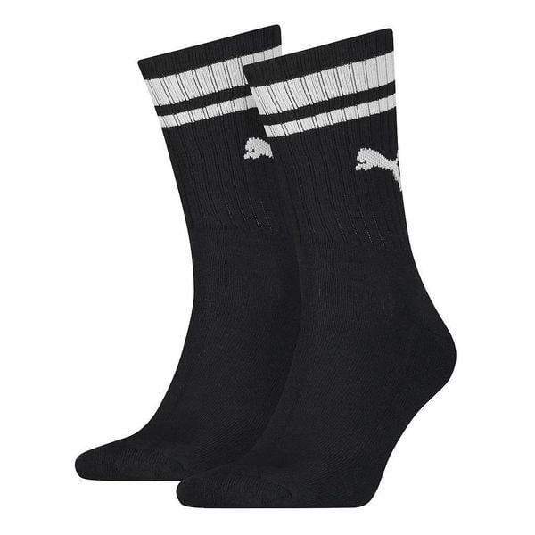 Skarpetki Puma Crew Heritage (x2). Czarne skarpety Puma, bez wzorów, z materiału. Za 41.21 zł.